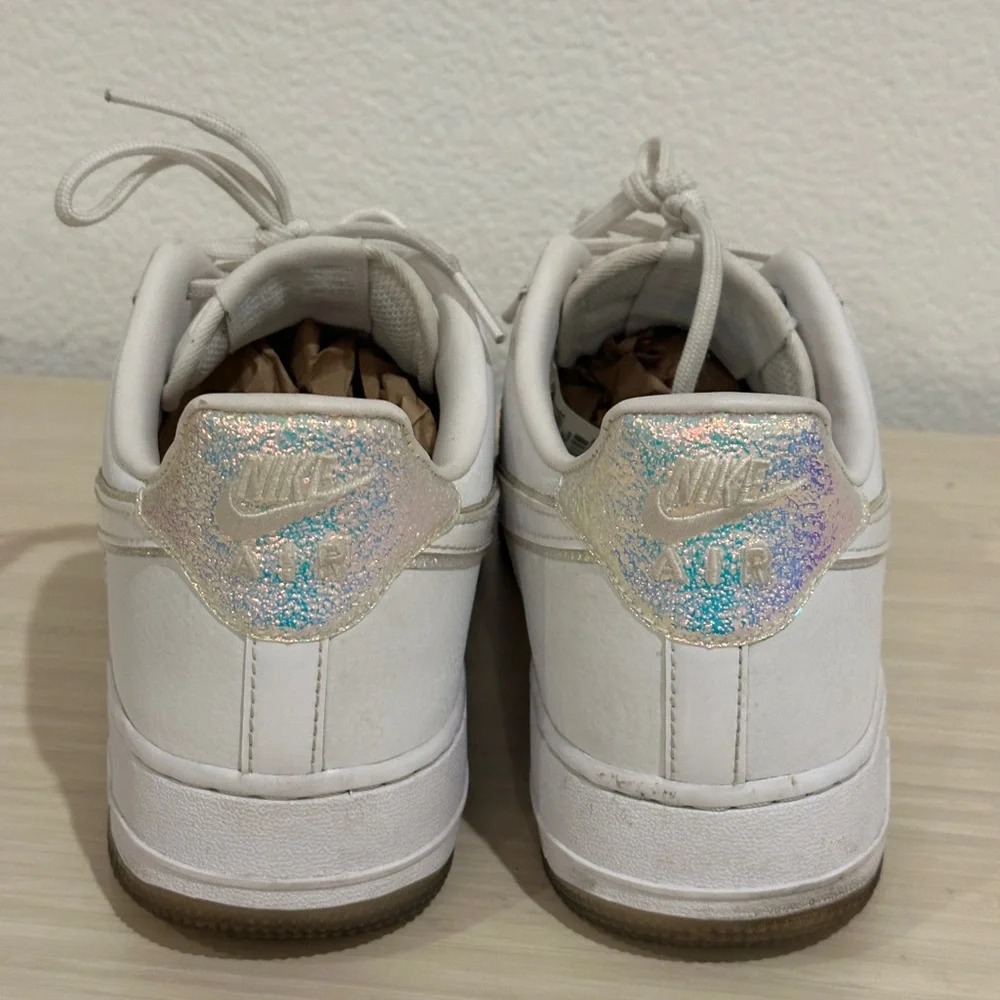 Nike Air Force 1 PRM White‎ Blue Tint 616725-105 Womens Size 10.5